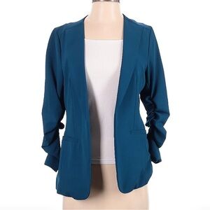 Teal Women's Skies Are Blue Blazer